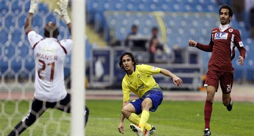 الغامدي يزين احتفال النصر بالدوري بالتجديد لـ 5 مواسم